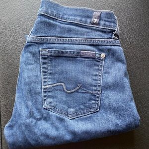 7FAMK straight leg jeans